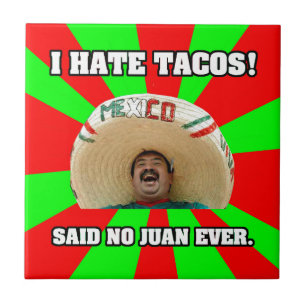 Carreau En Céramique Je déteste les Tacos