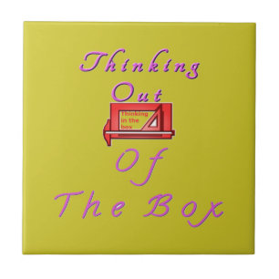 Carreau En Céramique Je pense hors de la boîte.