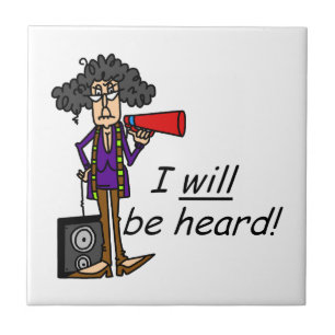 Carreau En Céramique Je Serai Entendu