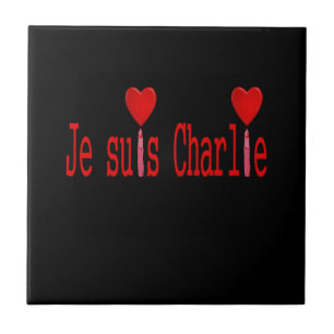 Carreau En Céramique Je suis charlie