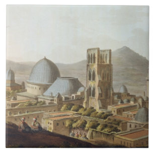 Carreau En Céramique Jérusalem avec l'église de la tombe sainte, p
