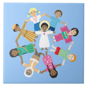 Carreau En Céramique Jésus aime les petits enfants