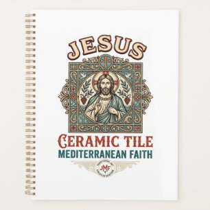 Carreau en céramique Jésus Méditerranéen Foi Jésus