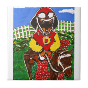 CARREAU EN CÉRAMIQUE JOCKEY DOXIE