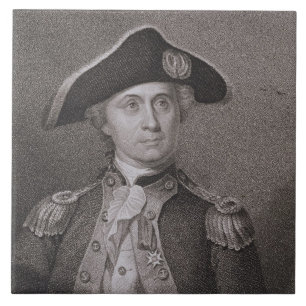 Carreau En Céramique John Paul Jones (1747-92), gravé par James Barto