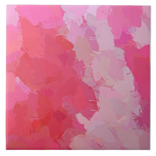 Carreau En Céramique Joli tuile papillon rose