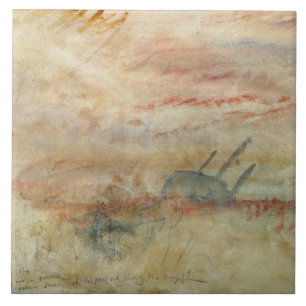 Carreau En Céramique Joseph Mallord William Turner perdu à tout