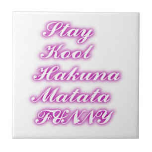 Carreau En Céramique Jouer Cool Hakuna Matata .png