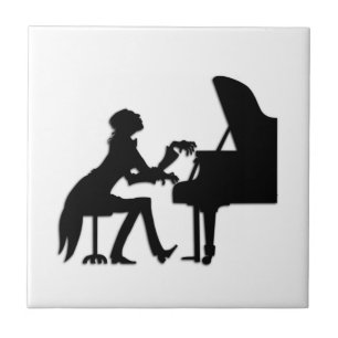 Carreau En Céramique Joueur de piano