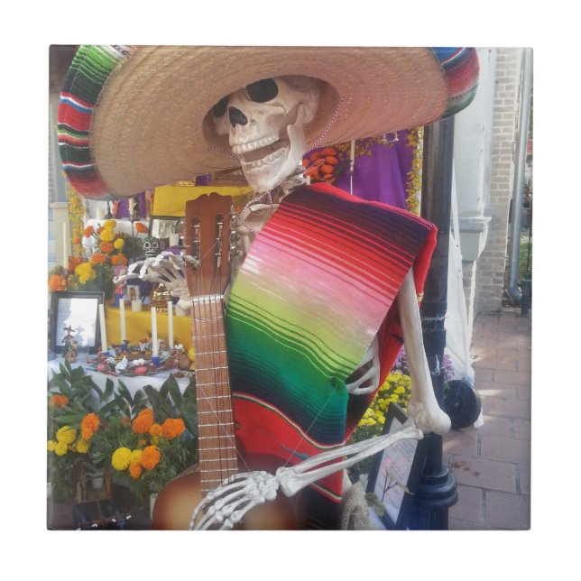 Carreau En Céramique Jour des morts (Devant)