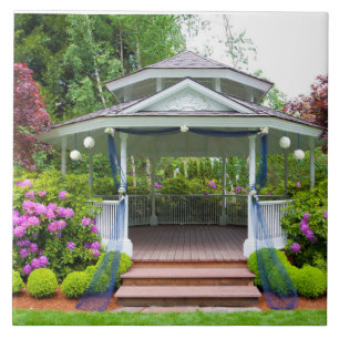 Carreau En Céramique Jour du mariage Gazebo