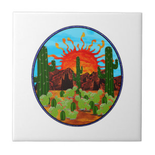 CARREAU EN CÉRAMIQUE JOUR NAISSANT