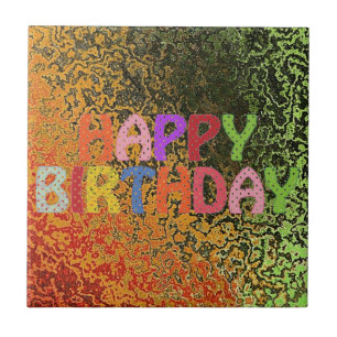 Carreau En Céramique Joyeux anniversaire