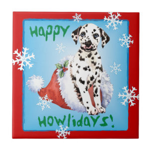 Carreau En Céramique Joyeux Howlidays Dalmatien