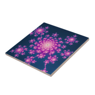 Carreau En Céramique Joyeux Nouvel An Fractal