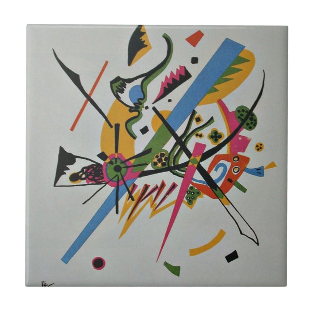 Carreau En Céramique Kandinsky - Petits Mondes, 1922 (Devant)