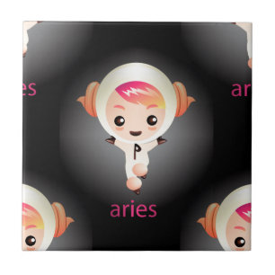 Carreau En Céramique kawaii aries