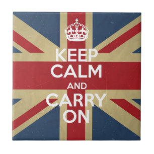 Carreau En Céramique Keep Calm and Carry