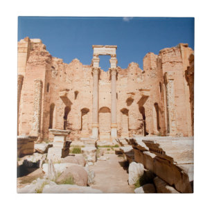 Carreau En Céramique La basilique sévérienne, Leptis Magna, Al Khums 2
