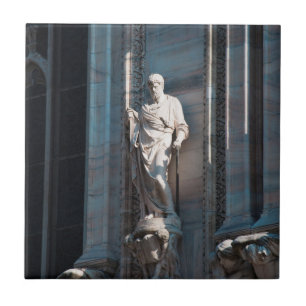 Carreau En Céramique La cathédrale de Milan statue d'architecture monum