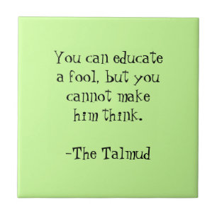 Carreau En Céramique La citation de Talmud-Sagesse