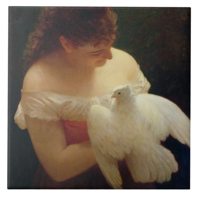 Carreau En Céramique La colombe (Devant)