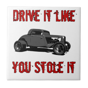Carreau En Céramique La commande qu'il vous aiment l'a volé - hot rod