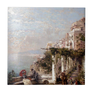 Carreau En Céramique La côte d'Amalfi par Franz Richard Unterberger