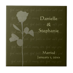 Carreau En Céramique La fille rencontre la fille