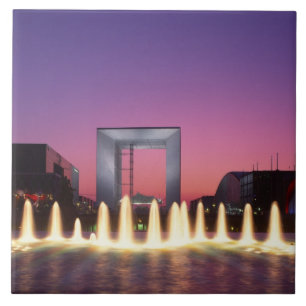 Carreau En Céramique La Grande Arche, La Défense, Paris, France