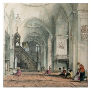 Carreau En Céramique La grande mosquée chez Brussa, plaquent 24 de