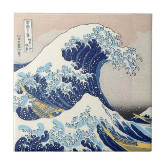 Carreau En Céramique La grande vague outre de Kanagawa