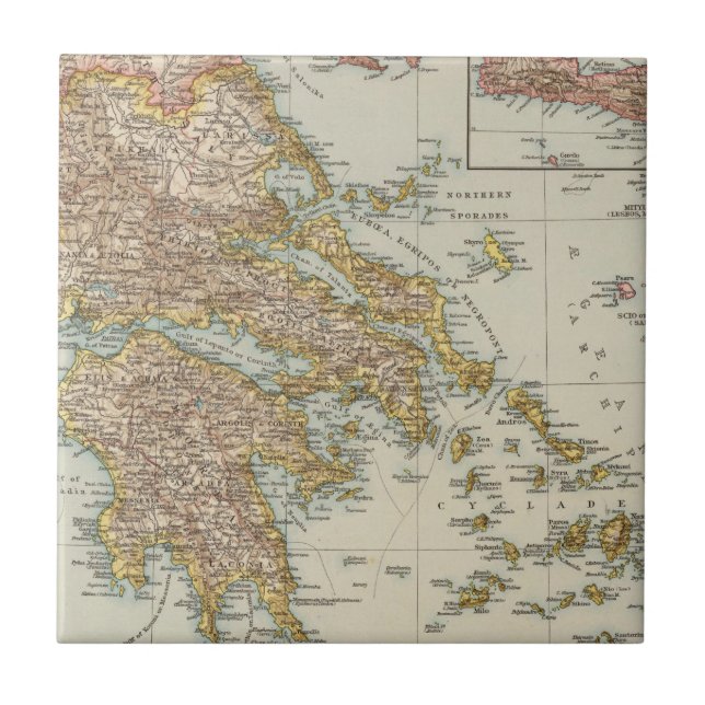 Carreau En Céramique La Grèce 4 (Devant)