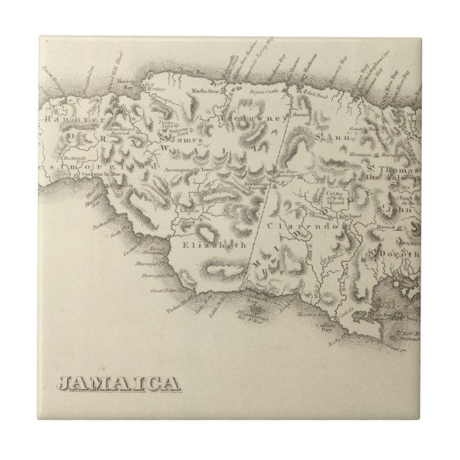 Carreau En Céramique La Jamaïque 3 (Devant)