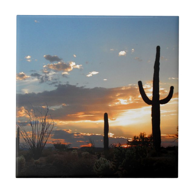 Carreau En Céramique La lumière se fane dans une flamme (Devant)