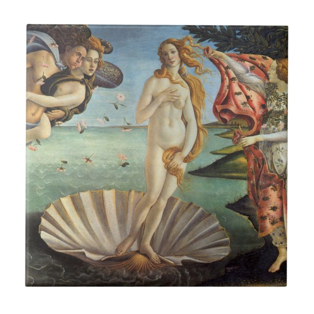 Carreau En Céramique La naissance de Vénus par Sandro Botticelli (Devant)