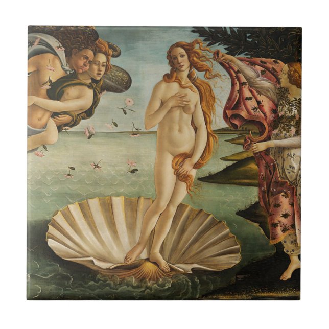 Carreau En Céramique La naissance de Vénus - Sandro Botticelli (Devant)