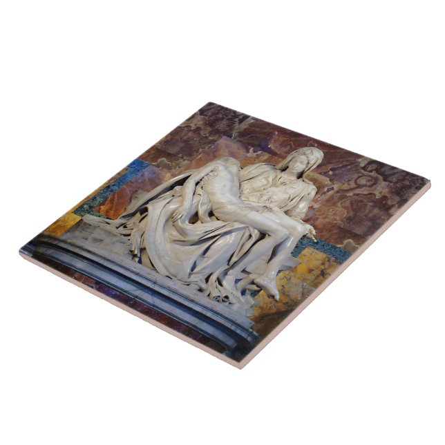 Carreau En Céramique La Pieta de Michel-Ange (Côté)