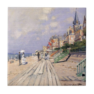 Carreau En Céramique La promenade chez Trouville Claude Monet