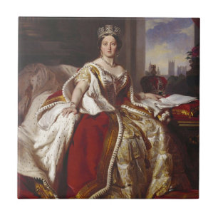 Carreau En Céramique La Reine Victoria : Couronnement