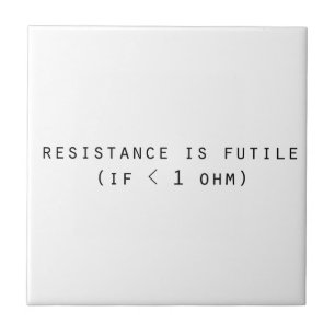 Carreau En Céramique La résistance est futile