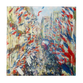 Carreau En Céramique La rue Montorgueil, Paris, festival de juin