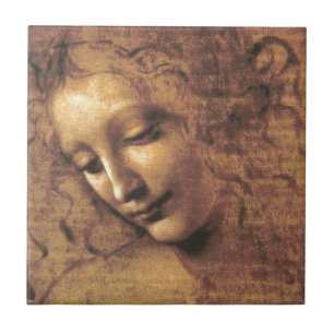 Carreau En Céramique La Scapigliata par Leonardo da Vinci