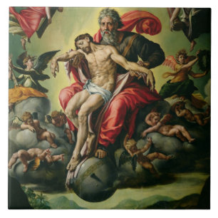 Carreau En Céramique La trinité sainte