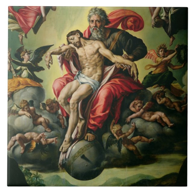 Carreau En Céramique La trinité sainte (Devant)