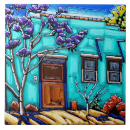 Carreau En Céramique La tuile verte turquoise de banlieue de Tucson