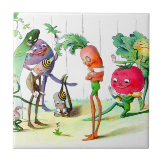 Carreau En Céramique La vengeance 2 des Vege-Hommes