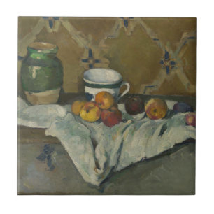 Carreau En Céramique La vie de Paul Cezanne   toujours avec le pot, la