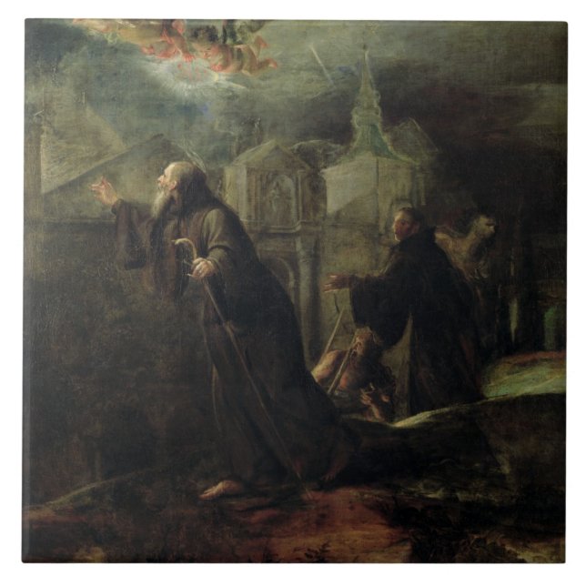 Carreau En Céramique La vision de St Francis de Paola (Devant)
