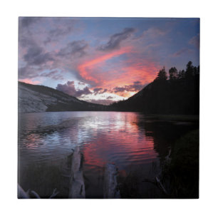 Carreau En Céramique Lac Merced Sunset - Yosemite - Californie